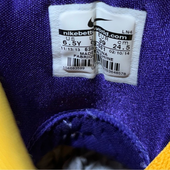 2014 Nike Kobe 9 Elite LA Lakers - Picture 7 of 7